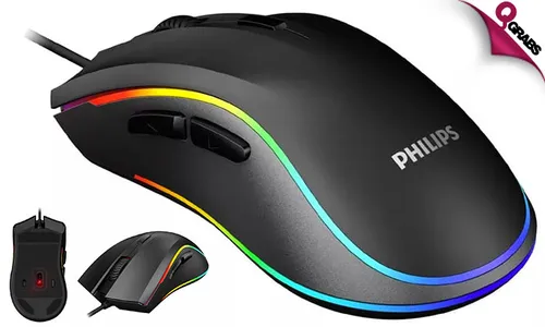 Philips Wired Gaming Mouse with Ambiglow!